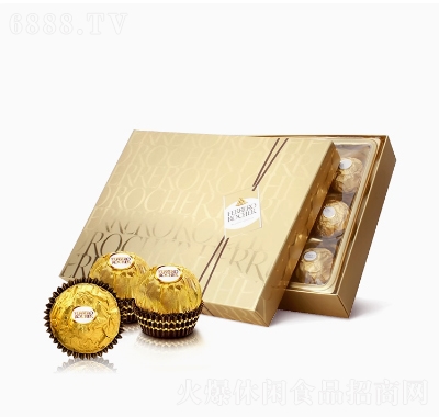 費列羅榛果威化巧克力制品15粒禮盒零食食品招商