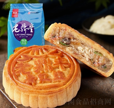 老鼎豐東北月餅哈爾濱老式糕點健康零食青紅絲月餅